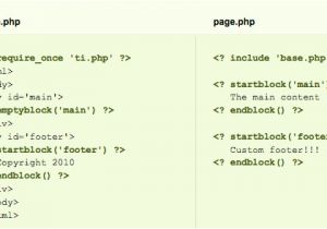 Php Template Inheritance PHP Template Inheritance Web