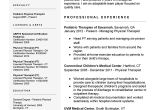 Physical therapy Resume Sample 7 Easy Ways to Improve Your Physical therapist Resume