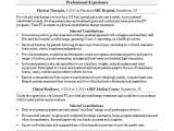 Physical therapy Resume Sample Physical therapist Resume Sample Monster Com