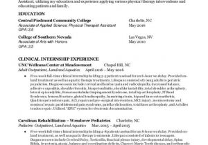 Physical therapy Student Resume Physical therapist Resume Template Business