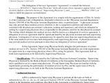 Physician assistant Employment Contract Template In This Agreement Supervising Physician Hereby Delegates