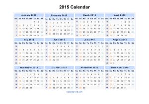 Picture Calendar Template 2015 2015 Printable Yearly Calendar 2017 Printable Calendar