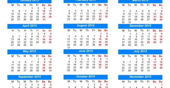 Picture Calendar Template 2015 2015 Year Calendar Printable 2017 Printable Calendar