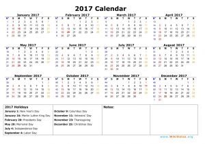 Picture Calendar Template 2017 2017 Calendar Wikidates org