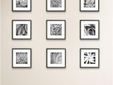 Picture Hanging Template Kit Amazon Com Gallery Perfect 9 Piece Black Square Photo