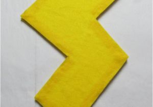 Pikachu Tail Template Pokemon Pikachu Tail Cosplay Costume Yellow Electric Mouse