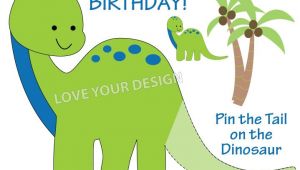Pin the Tail On the Dinosaur Template Dinosaur Pin the Tail On the Dinosaur Birthday Game You