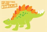 Pin the Tail On the Dinosaur Template Pin the Tail On the Dinosaur Dino Mite Party Printables