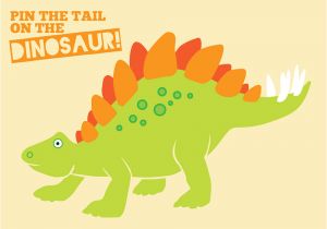 Pin the Tail On the Dinosaur Template Pin the Tail On the Dinosaur Dino Mite Party Printables