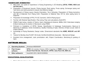 Piping Engineer Resume Doc Resume Of Jitendra Shende for the Post Of Piping Engineer