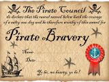 Pirate Certificate Template Pirate Certificate Of Bravery Rooftop Post Printables