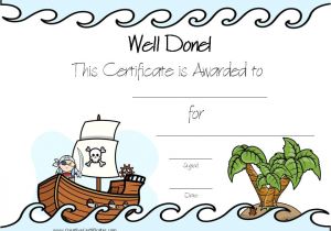 Pirate Certificate Template Pirate Certificates