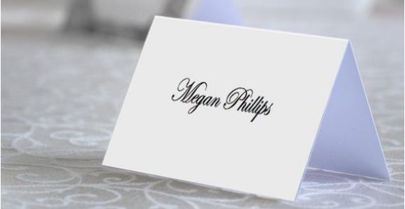 Plain Place Card Template Blank Place Name Card Template Instant Download Editable