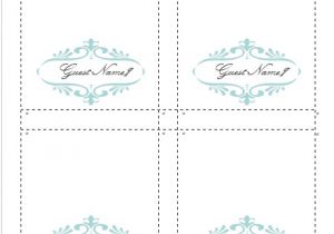 Plain Place Card Template How to Make Your Own Place Cards for Free with Word and