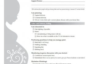 Planned C Section Birth Plan Template 47 Printable Birth Plan Templates Birth Plan Checklist