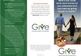 Planned Giving Brochures Templates Charitable Giving Brochure
