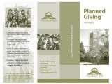 Planned Giving Brochures Templates Crafton Hills College Foundation Planned Giving Brochure