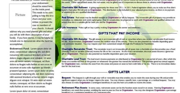 Planned Giving Brochures Templates Planned Giving Brochures Templates Sampletemplatess