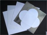 Plastic Envelope Template 1x Plastic Pochette Square Envelope Template with 20 X