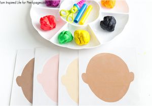 Playdough Templates Making Faces Play Dough Activity Pre K Pages