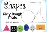 Playdough Templates Shape Play Dough Mats Prekinders