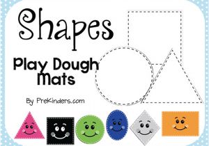 Playdough Templates Shape Play Dough Mats Prekinders