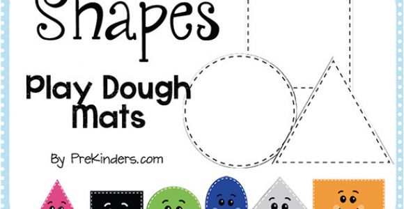 Playdough Templates Shape Play Dough Mats Prekinders