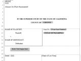 Pleadings Template Pleading form California Superior Court Word Automation