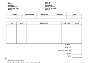 Po Template for Word 37 Free Purchase order Templates In Word Excel