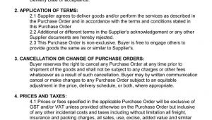 Po Terms and Conditions Template Terms and Conditions Templates to Write Polices for Your