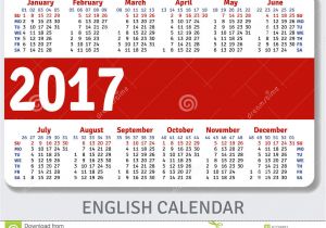 Pocket Calendar Template 2017 2017 Pocket Calendar 2017 Calendar with Holidays