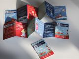 Pocket Size Mini Brochure Template Leaflet Card Design for Mini Brochure Profile Design