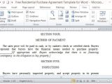 Point Of Sale Contract Template Free Residential Purchase Agreement Template for Word