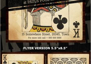 Poker Flyer Template Free Poker Casino Ads Templates Flyerstemplates