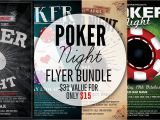 Poker Flyer Template Free Poker Night Flyer Template Bundle Flyer Templates