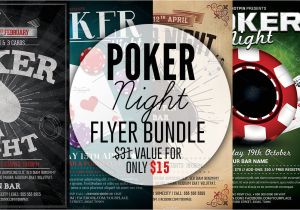 Poker Flyer Template Free Poker Night Flyer Template Bundle Flyer Templates