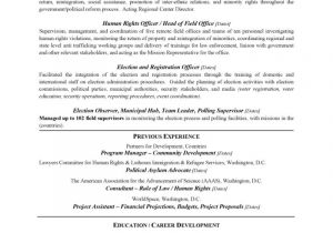 Policy Advisor Cover Letter Diplomatic Policy Consultant Resume