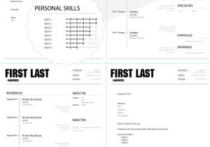 Polished Resume Templates Black and White Obsession Chic and Polished Resume