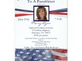 Political Fundraiser Flyer Template Political Fundraiser Invitation with Photo Zazzle