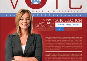 Political Newsletter Template Best Political Flyer Templates Seraphimchris Graphic