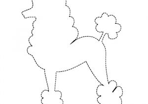 Poodle Applique Template Free Poodle Coloring Pages Az Coloring Pages