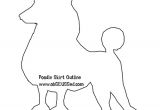 Poodle Applique Template Obseussed Poodle Skirt Tutorial for 18 Inch Doll