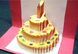 Pop Up Card Birthday Cake Pop Up Birthday Cake Tutorial Con Imagenes Pastelillo