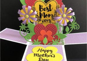 Pop Up Card Flower Easy Amazon Com Mothers Day Card Handmade Card Flower Card