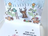 Pop Up Christmas Card Diy Lawn Fawn Intro Everyday Pop Ups Stitched Hillside Pop Up