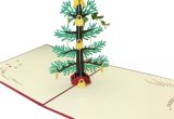 Pop Up Christmas Tree Card Amazon Com Oldeagle 3d Pop Up Greeting Card Pop Up Card