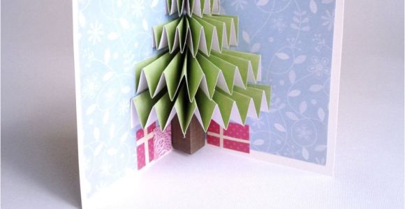 Pop Up Christmas Tree Card Christmas Tree Pop Up Card Weihnachtskarten Selber Basteln