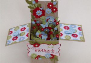 Pop Up Flower Card for Mother S Day Pop Up Box Mother S Day Card Stampin Up Paper Cards Gift