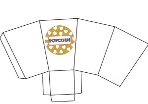 Popcorn Container Template Glam Mom 39 S Night Out Cocktail Party Myprintly