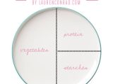Portion Control Template Fit Tip the Perfectly Portioned Plate Lauren Conrad